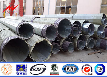 poder de aço galvanizado 25-80ft polo Polo bonde de aço do polígono com Bitumn NEA NGCP fornecedor