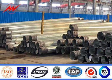 poder de aço galvanizado 25-80ft polo Polo bonde de aço do polígono com Bitumn NEA NGCP fornecedor