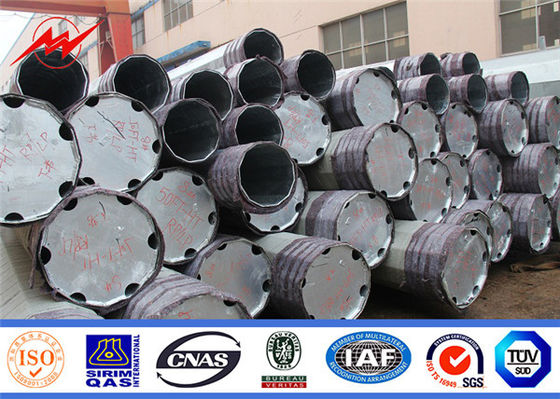 Postes de energia de aço galvanizado de 80 pés, 90 pés e 138KV para distribuição elétrica fornecedor