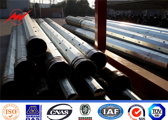 Pólo de aço galvanizado de 35 ft para distribuição de eletricidade galvanizado a quente fornecedor