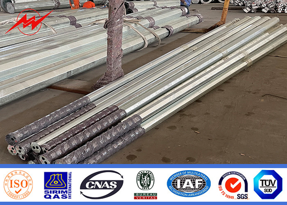 Polos de transmissão de energia galvanizados a quente com técnica automática de soldagem por arco submerso Construção durável fornecedor