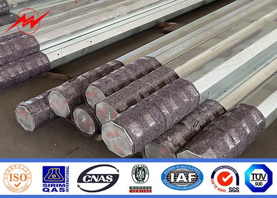 Polos de transmissão de energia galvanizados a quente com técnica automática de soldagem por arco submerso Construção durável fornecedor