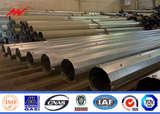 Pólus de potência de aço galvanizado de 60 pés com opções de comprimento e diâmetro personalizáveis fornecedor