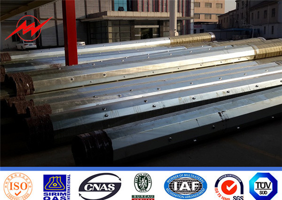 Pólus de potência de aço galvanizado de 60 pés com opções de comprimento e diâmetro personalizáveis fornecedor