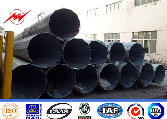 Pólo de potência de aço tubular de 138KV para linha de transmissão de energia de 1 mm a 36 mm fornecedor