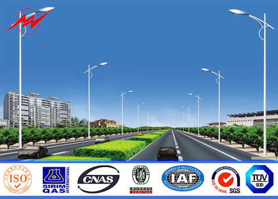 o mergulho quente do degisn de pólo claro de rua da altura de 6M-12M galvanizou a superfície