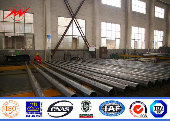 Torre alta galvanizada Windproof do mastro do mergulho quente, metal pólo claro do aeroporto