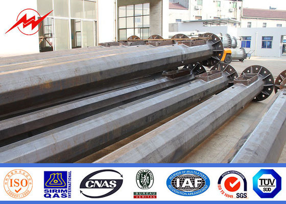 iluminação alta de pintura do centro de esportes do pólo do mastro de 50m com sistema de levantamento