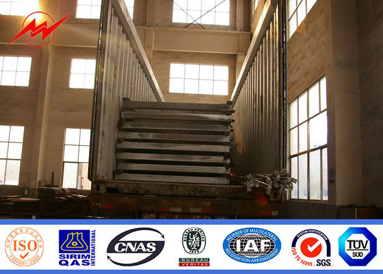 iluminação alta de pintura do aeroporto do pólo do mastro do estádio de 30m com guincho