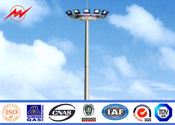 Mastro alto cónico Pólo da pintura 35M para a iluminação do porto com guincho