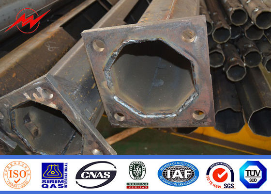 Dual o revestimento de aço galvanizado 12M do pó de Pólo do Outreach para a iluminação da estrada