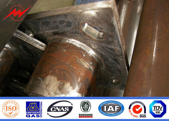 pólo alto redondo do mastro de 35m para a iluminação do parque com sistema de levantamento