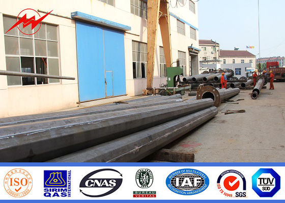 iluminação alta poligonal do centro de esportes do pólo do mastro de 40m com guincho