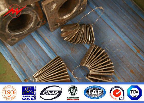 iluminação alta poligonal do centro de esportes do pólo do mastro de 35m com sistema de levantamento