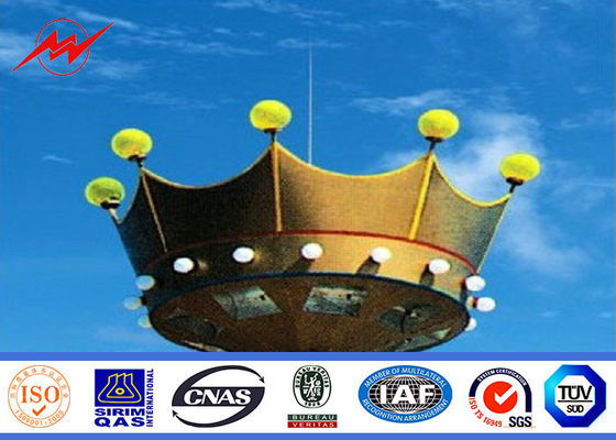 mastro alto galvanizado multisided 20m Pólo para a iluminação do centro de esportes