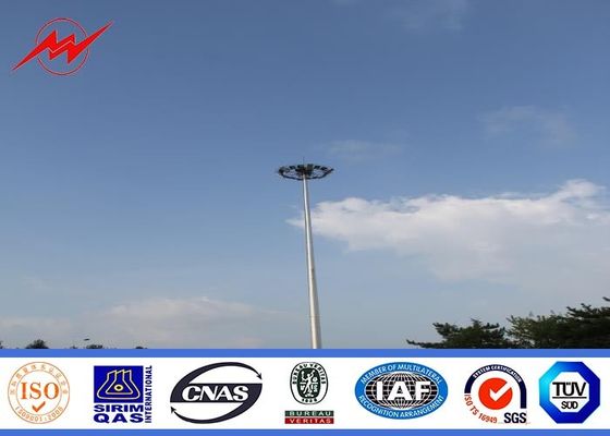 25 medidores multisided o pólo alto revestido pó do mastro com 6*1000 watt HPS