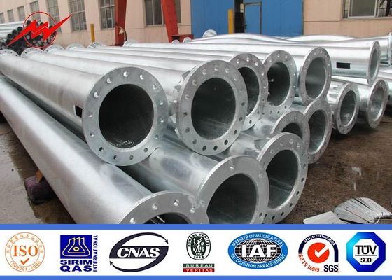 Pólo poligonal da corrente eléctrica da galvanização para a transmissão elétrica