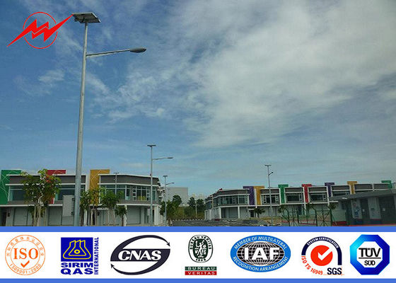 energias solares pólo claro da rua do braço de 12m únicas para 18v/45w de iluminação exteriores