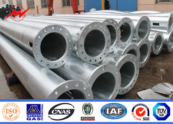 Seção de aço galvanizada de pintura da entrada de automóveis 2.5mm Pólo um com o braço dois transversal