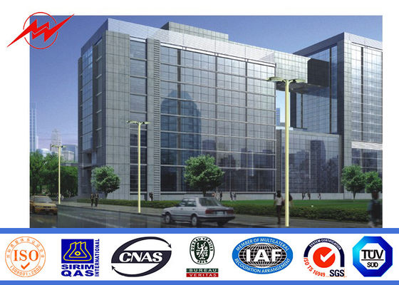 o suporte 3.5mm dobro de 12mm galvanizou Pólo de aço para o uso claro quadrado