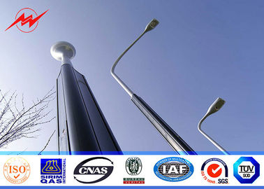 Mergulho quente redondo/octogonal de 8m galvanizou a rua pólos claros com o diodo emissor de luz 30w
