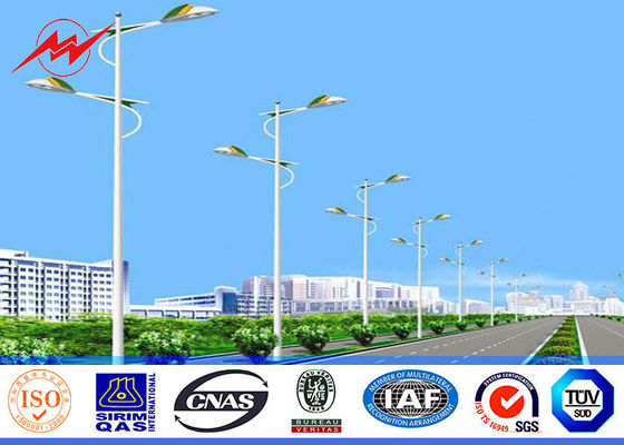 suporte da espessura de 6mm 3mm o único galvanizou Pólo de aço para a luz de rua