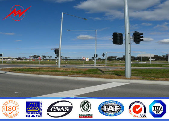 a espessura do pólo de 8mm 3.5mm galvanizou Pólo de aço para a luz da estrada da rua