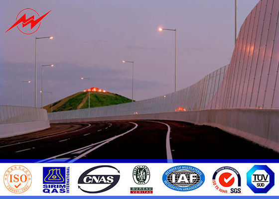 a espessura do pólo de 8mm 3.5mm galvanizou Pólo de aço para a luz da estrada da rua