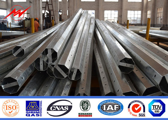 poder elétrico pólo da transmissão de 11KV HDG 25M 20KN com braços transversais