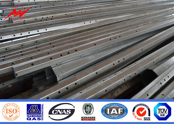 poder elétrico pólo da transmissão de 11KV HDG 25M 20KN com braços transversais