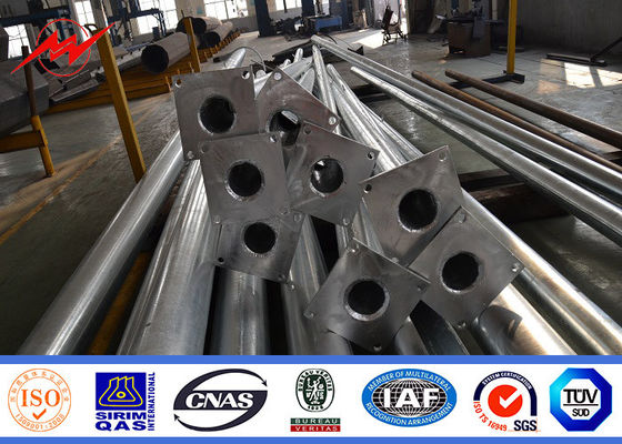 revestimento duplo do pó de Eco do Outreach de 6m fora da velocidade do vento de pólo claro 160km/h da entrada de automóveis