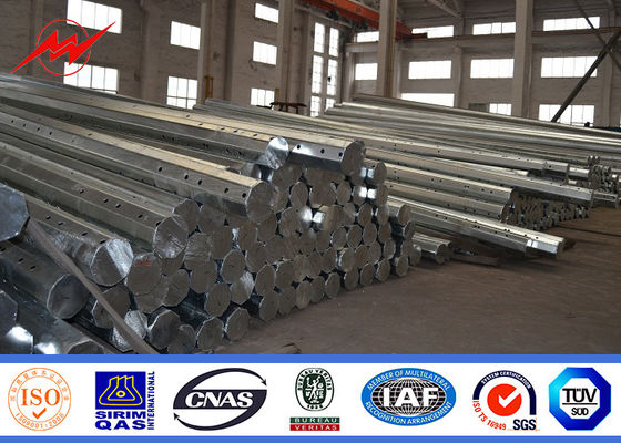 HDG 32M poder pólos do aço elétrico de 20 KN 5mm 3 seções com braços transversais