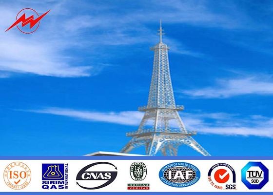 Torre Monopole elétrica de aço galvanizada alta tensão da telecomunicação