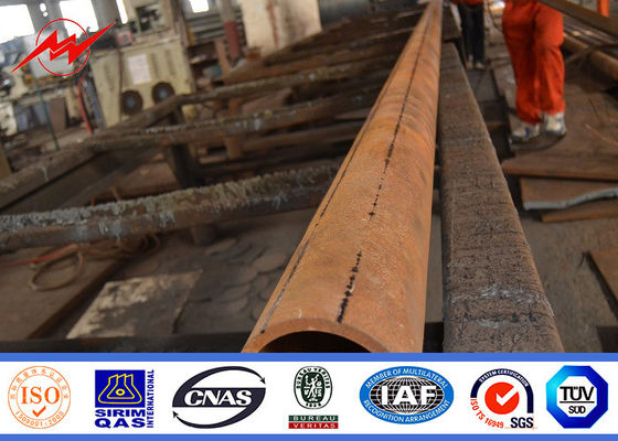 Rua solar pólos claros da estrada 7m do único braço à prova de choque para a iluminação do terreno