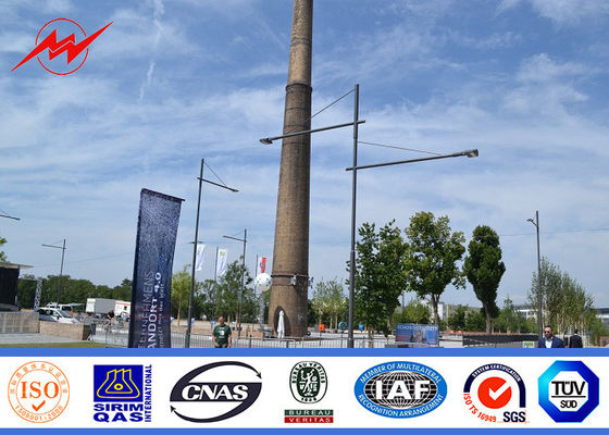 o pó de 11m que reveste o estacionamento dobro pólos claros da rua do braço Waterproof o aço laminado a alta temperatura