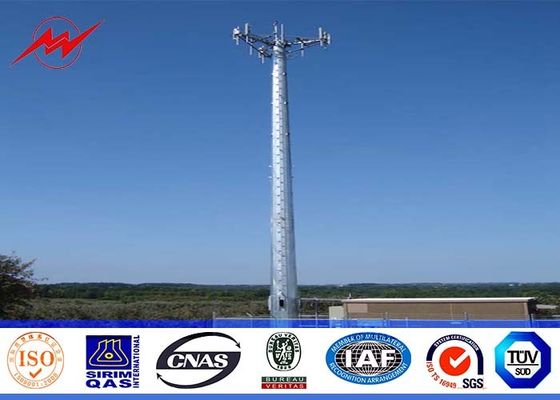 Forma cónica galvanizada profissional da mono torre de Pólo com parafuso de âncora