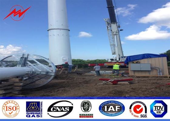 Em volta de 100 ft multi - torre de Pólo da plataforma mono, auto-suficiente torre de aço da estrutura