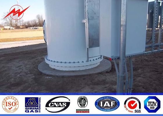 Em volta de 100 ft multi - torre de Pólo da plataforma mono, auto-suficiente torre de aço da estrutura