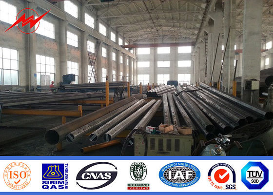 rua solar pólo de serviço público de aço da espessura dos 10m 3mm com o único braço para a iluminação do parque