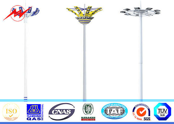 Mastro alto galvanizado Pólo de 30M com o guincho para a iluminação do parque de estacionamento