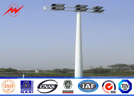 Mastro alto galvanizado Pólo de 30M com o guincho para a iluminação do parque de estacionamento