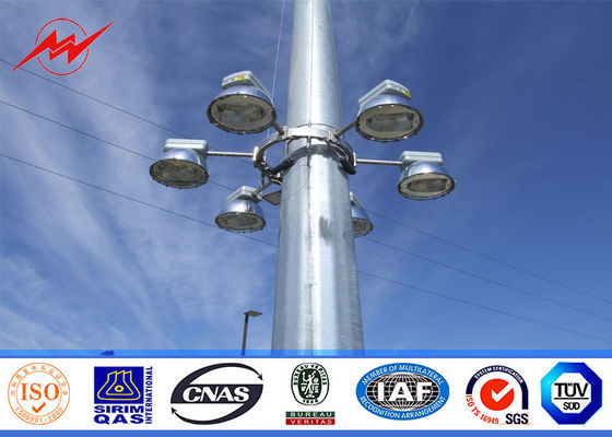 Mastro alto galvanizado Pólo de 30M com o guincho para a iluminação do parque de estacionamento