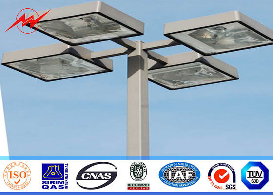 Mastro alto Pólo do aeroporto 30M HDG com o painel dobro da lanterna para a iluminação quadrada do estádio de 100 medidores