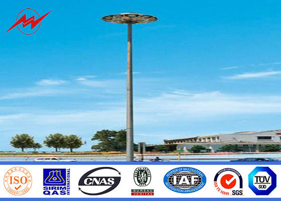 Três mastro alto octogonal Pólo das seções 20M com sistema rasing não elétrico da plataforma