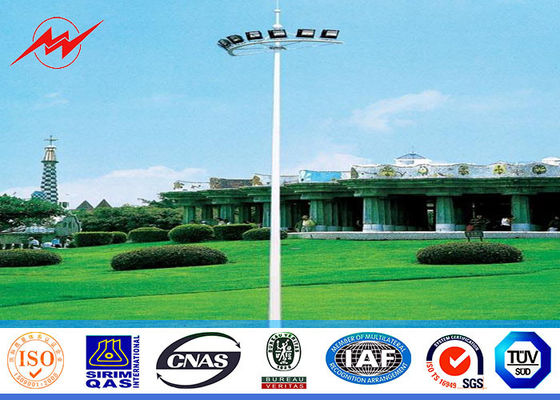 Três mastro alto octogonal Pólo das seções 20M com sistema rasing não elétrico da plataforma