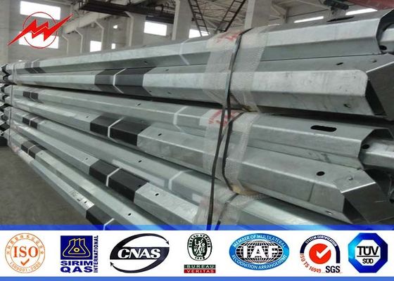 12sides 25ft 69kv pólo de serviço público de aço para estruturas da distribuição de poder com degrau de escalada