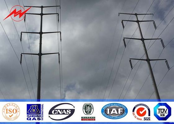 8M multisided 300kg a espessura pólo de serviço público de aço da carga 3mm para o projeto da eletricidade dos TERMAS de Paquistão
