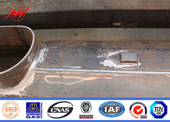 Mastro alto de aço galvanizado redondo suportável pólo claro do mergulho quente para o quadrado