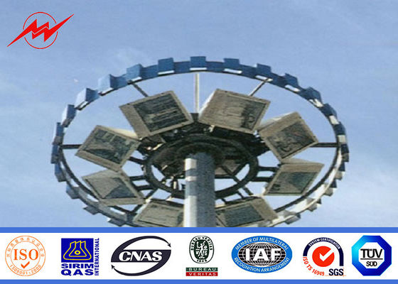 multi porto tomado partido de 40m que ilumina a torre alta do mastro com sistema de levantamento