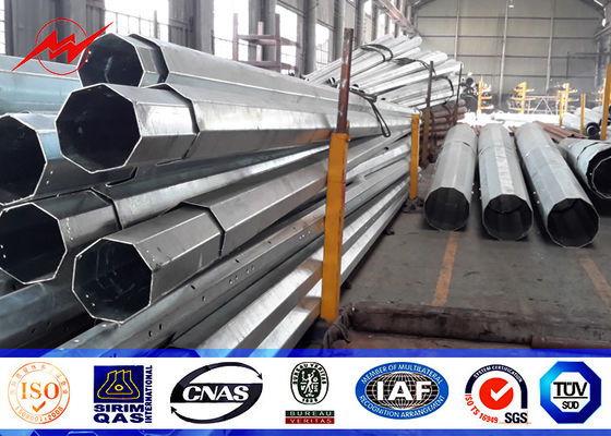 O braço 69kv redondo 10m da cruz dobro articula o tipo pólo de serviço público de aço à prova de explosões